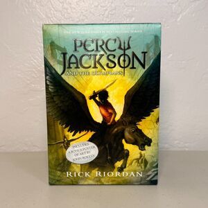 Percy Jackson and the Olympians 5 Book Box Set Paperback with Poster